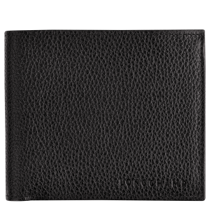 Le Foulonné Wallet / Black - Leather