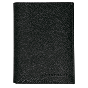 Le Foulonné Wallet / Black - Leather