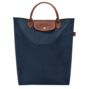 Le Pliage Original M Tote bag / Navy - Canvas