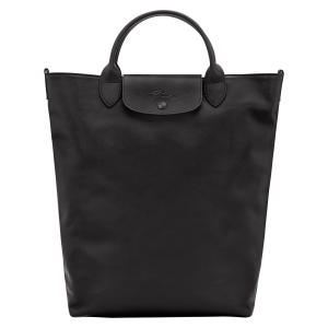 Le Pliage Xtra M Tote bag / Black - Leather