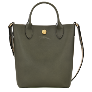 Épure XS Tote bag / Khaki - Leather