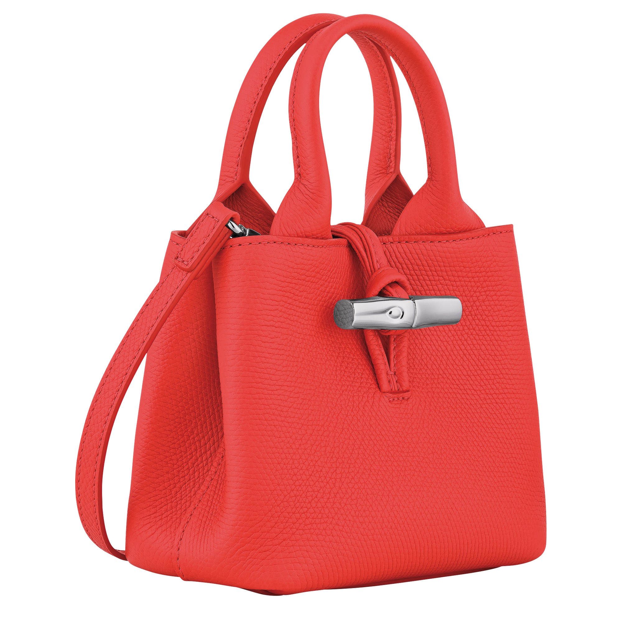 Le Roseau XS Handbag / Vermilion - Leather - Image 3
