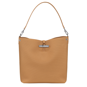 Le Roseau M Shoulder bag / Walnut - Leather