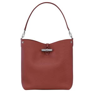 Le Roseau M Shoulder bag / Chestnut - Leather