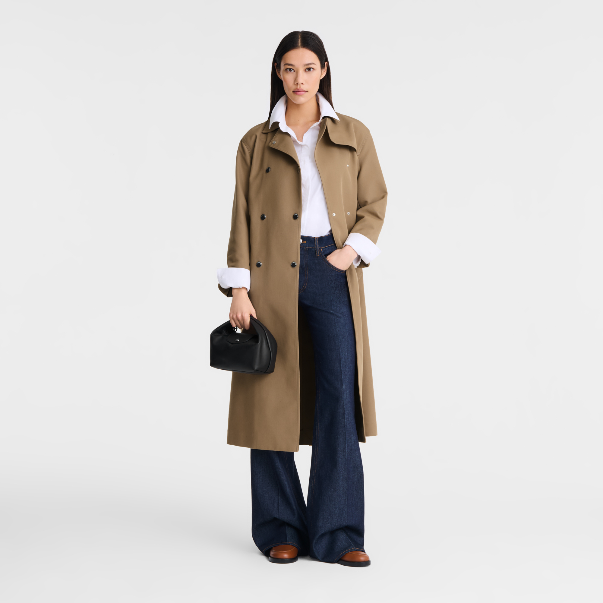 Le Pliage Xtra XS Handbag / Black - Leather - Image 2