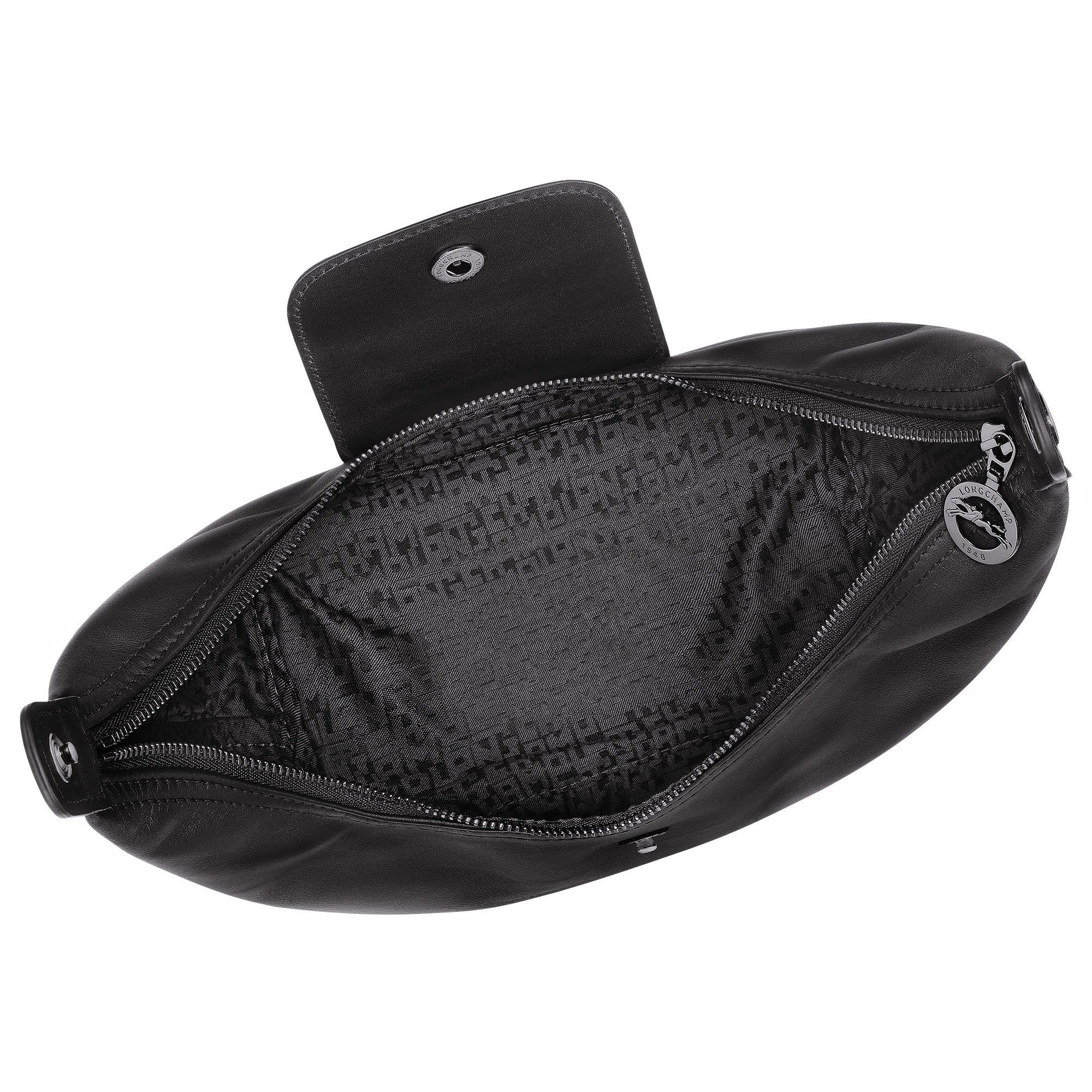 Le Pliage Xtra XS Handbag / Black - Leather - Image 5