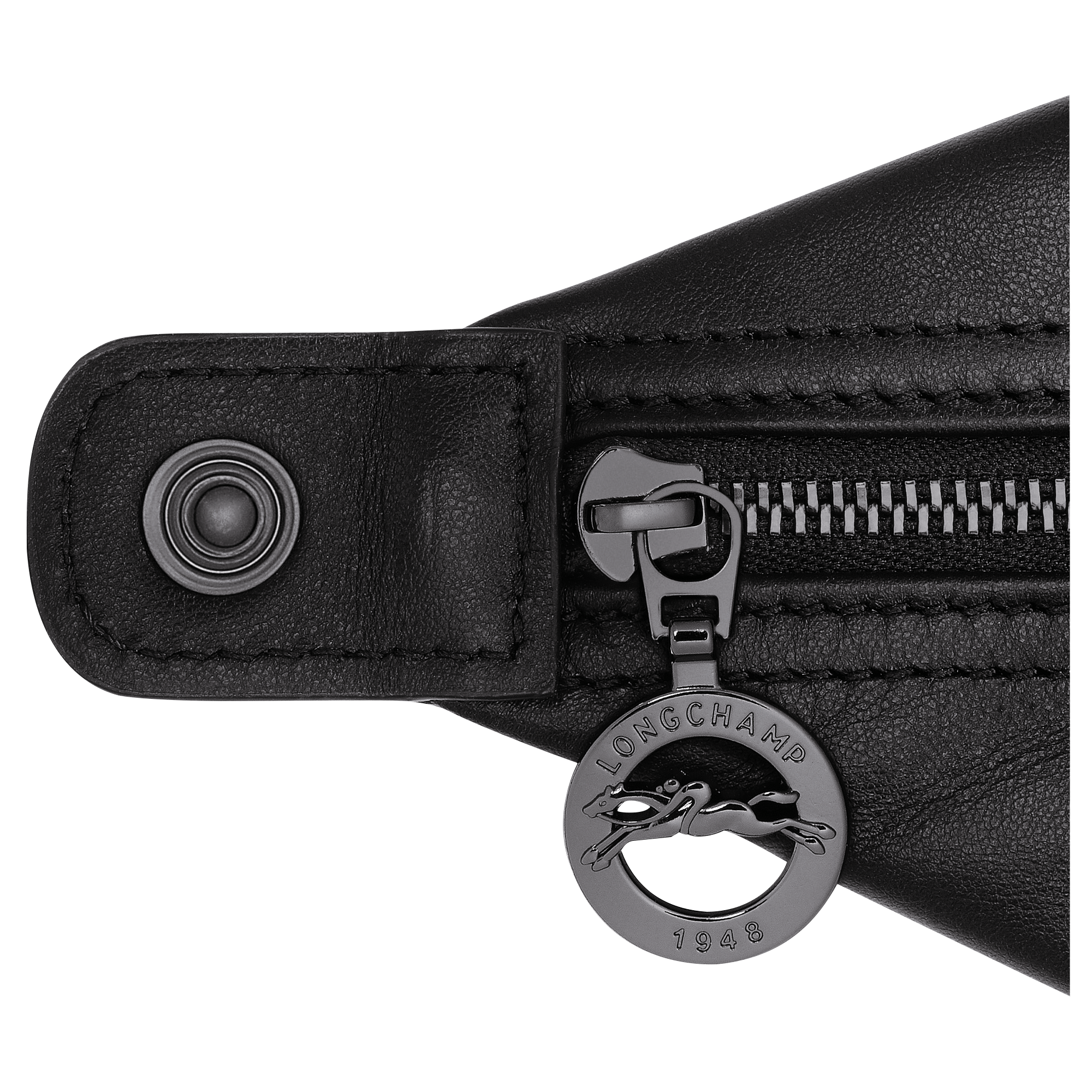 Le Pliage Xtra XS Handbag / Black - Leather - Image 6