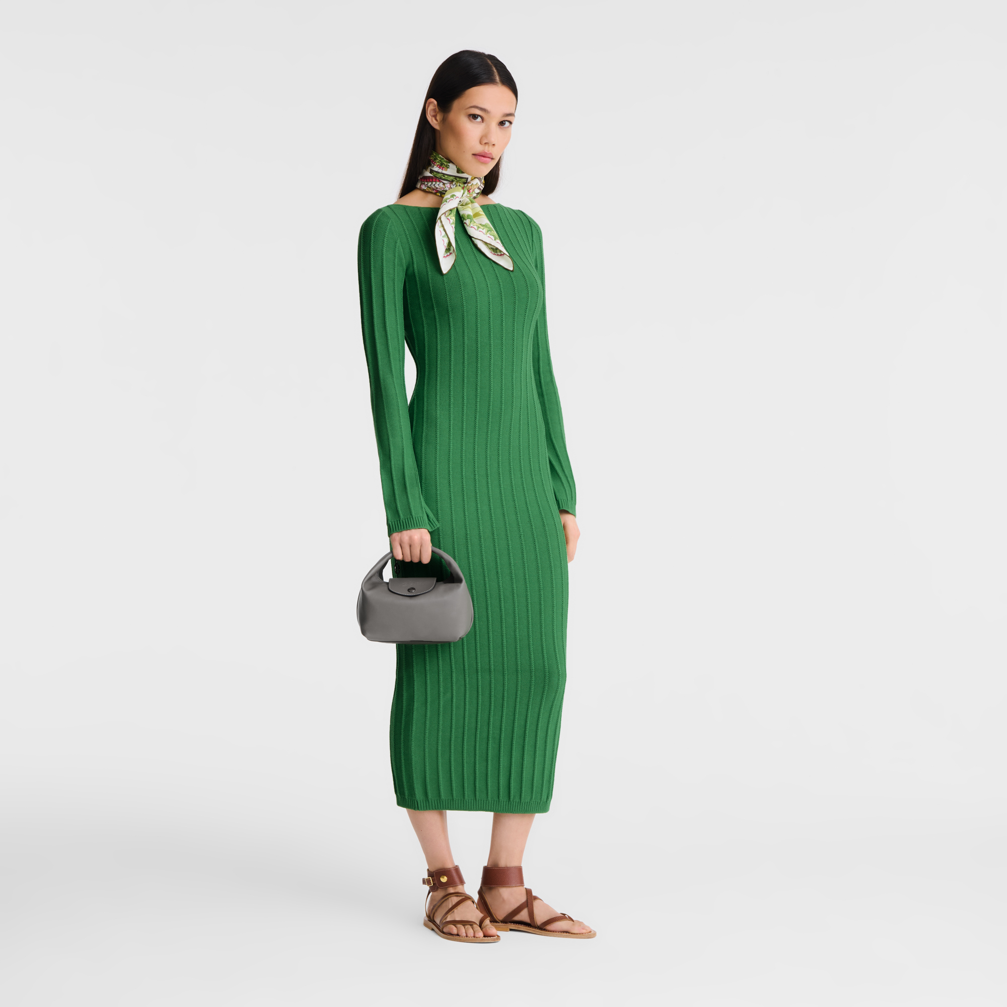 Le Pliage Xtra XS Handbag / Black - Leather - Image 8