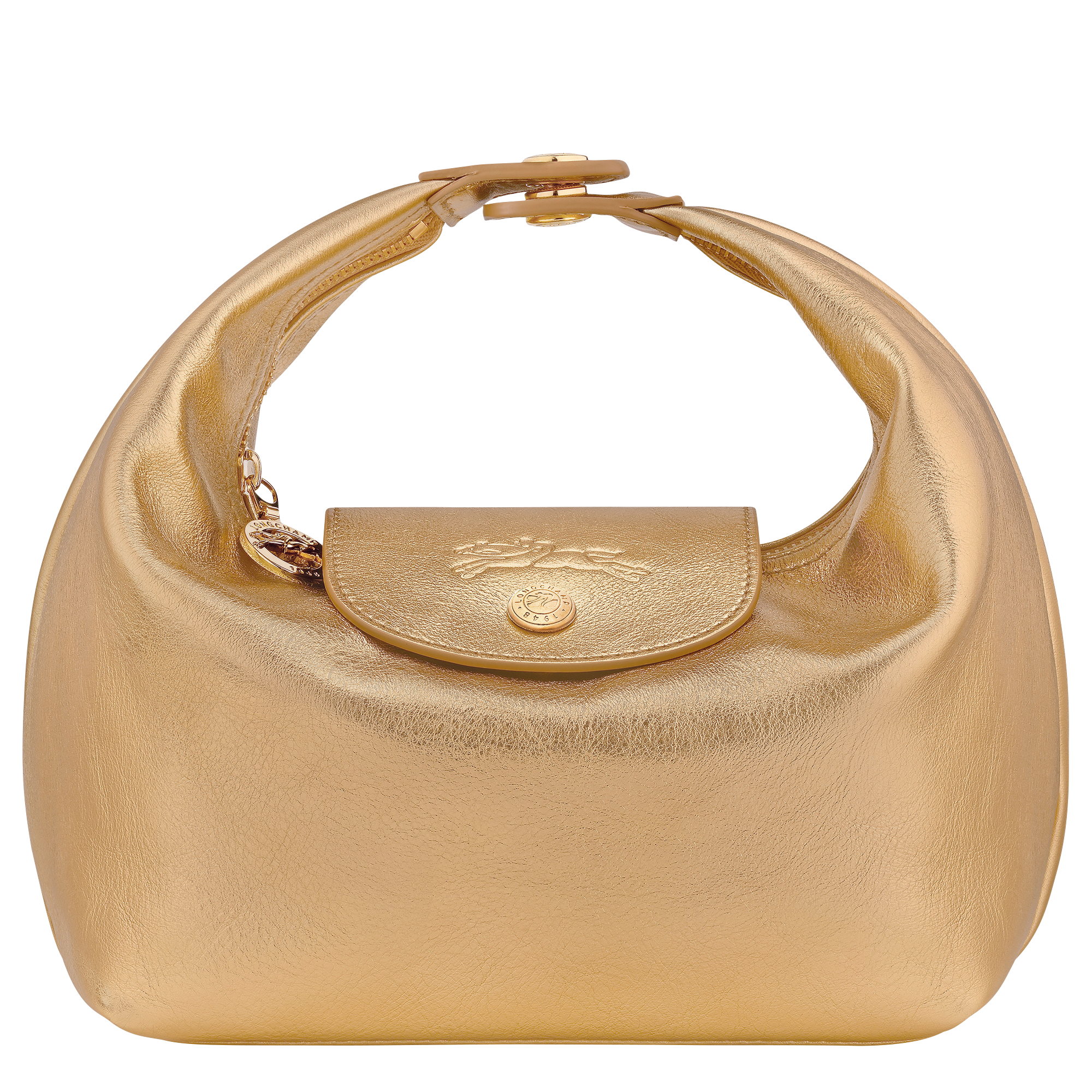 Le Pliage Xtra Handbag / Gold - Leather