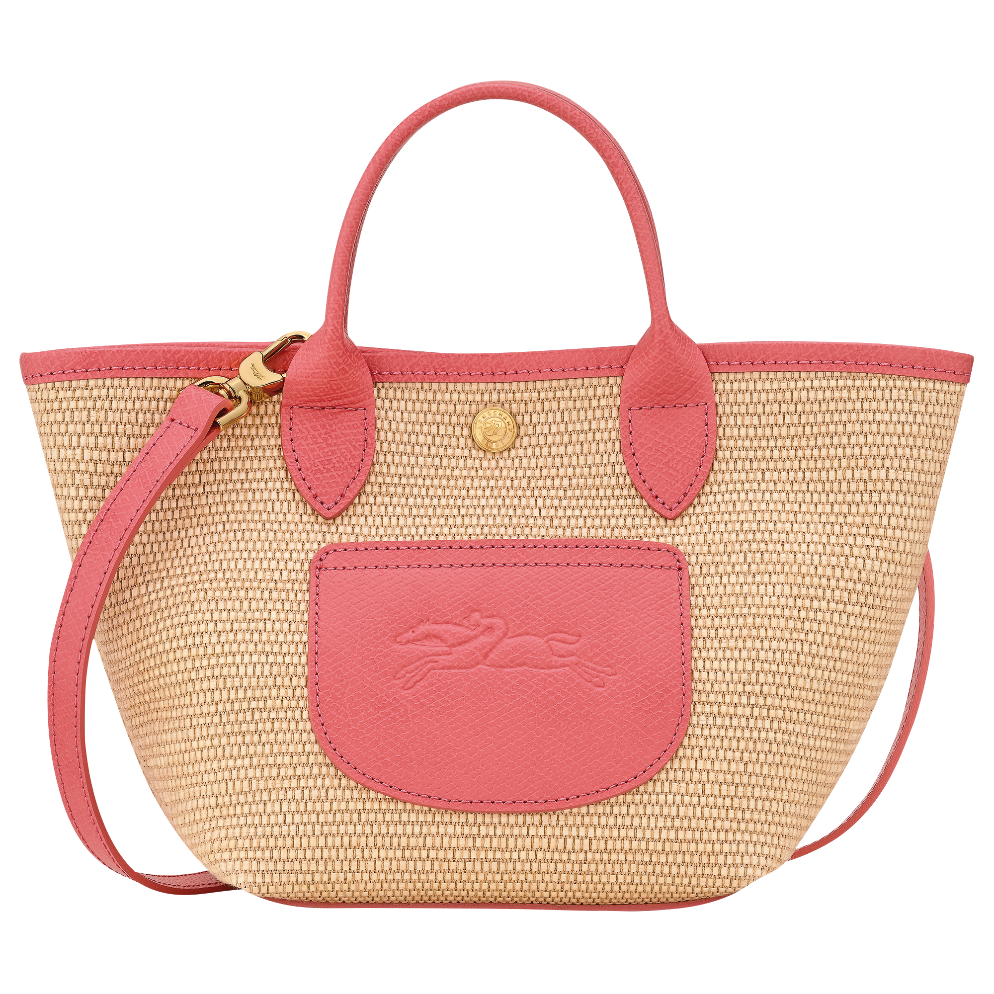 Le Pliage Collection XS Basket bag / Blush - Canvas