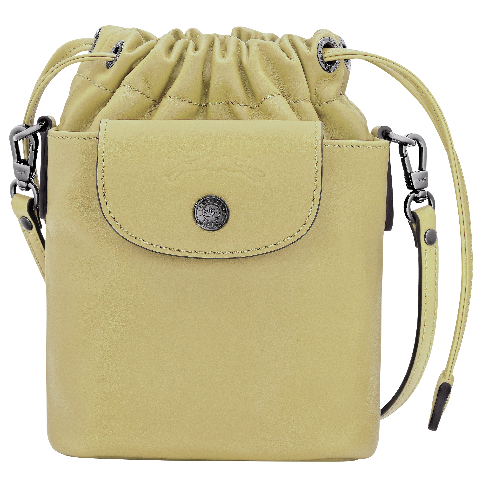Le Pliage Xtra XS Bucket bag / Pistachio - Leather
