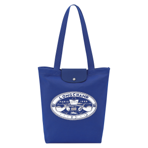 Le Pliage Collection M Tote bag / Cobalt - Canvas