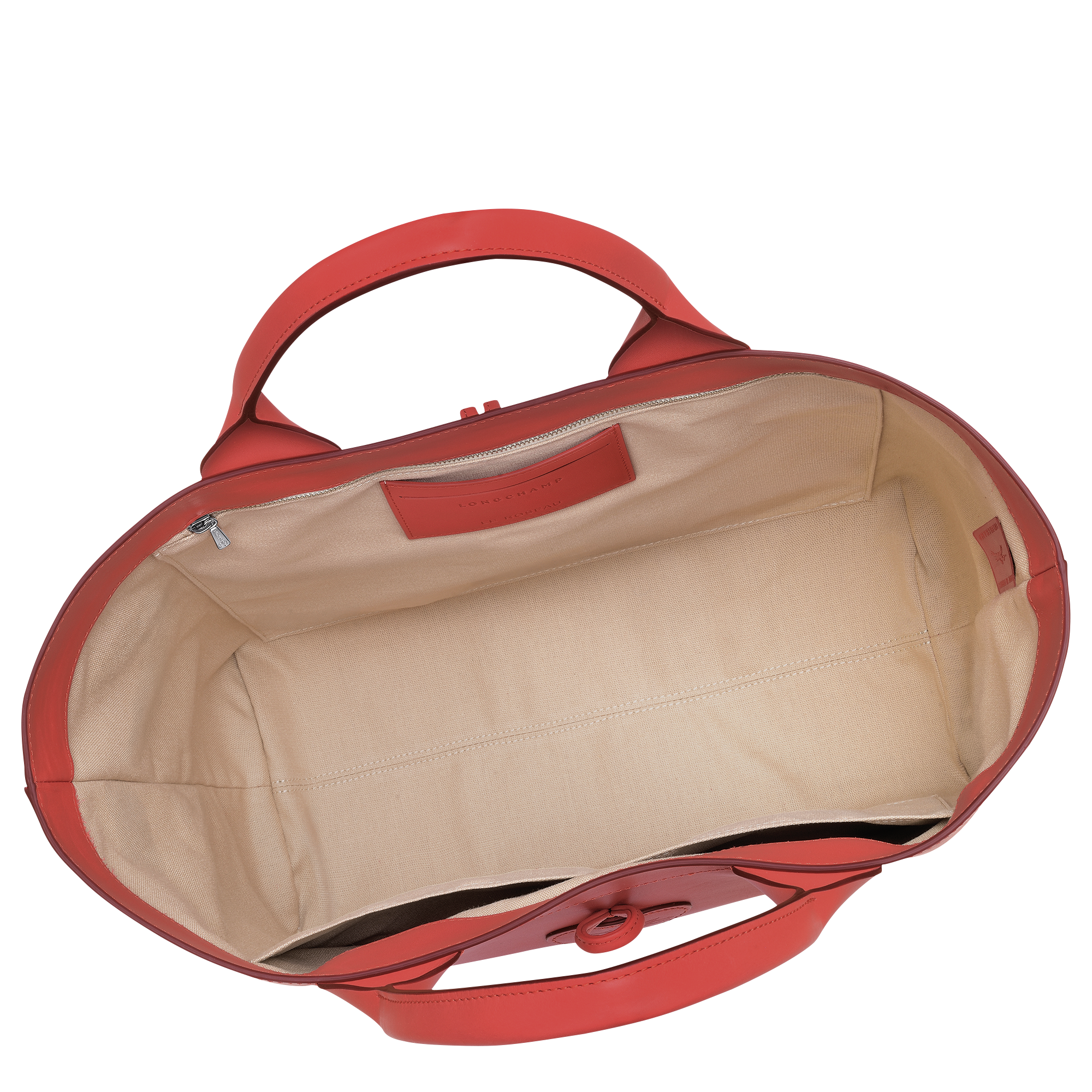 Le Roseau L Tote bag / Red - Leather - Image 5