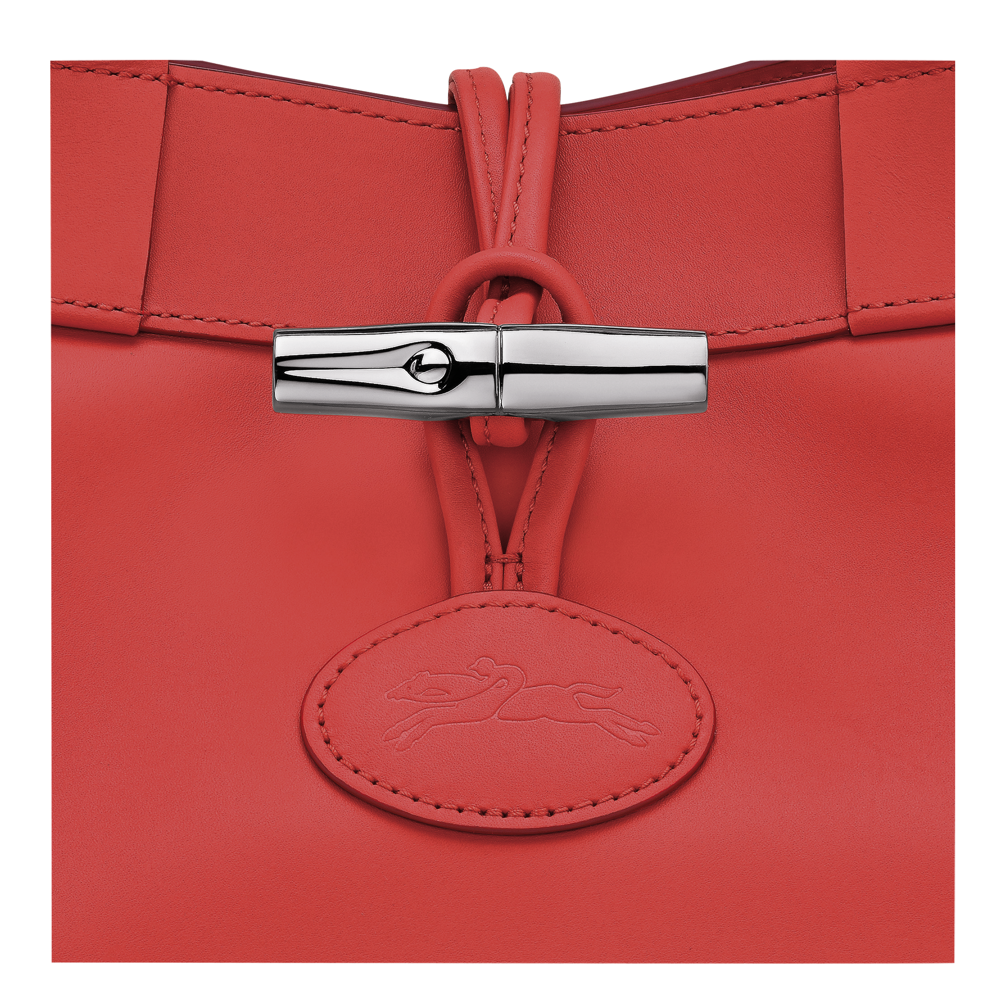 Le Roseau L Tote bag / Red - Leather - Image 6