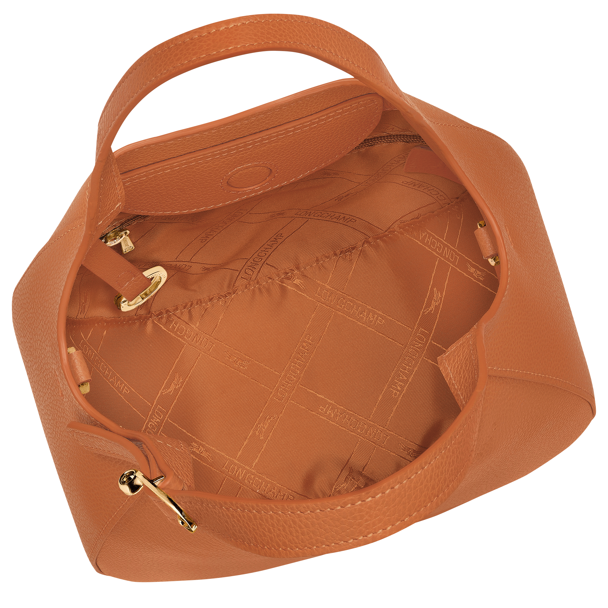 Le Foulonné S Handbag / Amber - Leather - Image 6