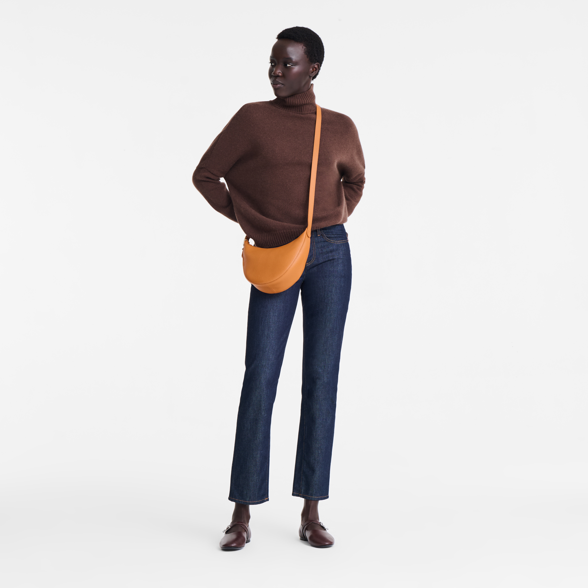 Le Foulonné S Crossbody bag / Black - Leather - Image 20