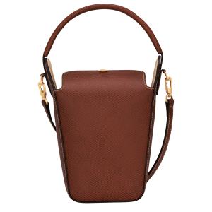 Épure Pop corn bag / Brown - Leather