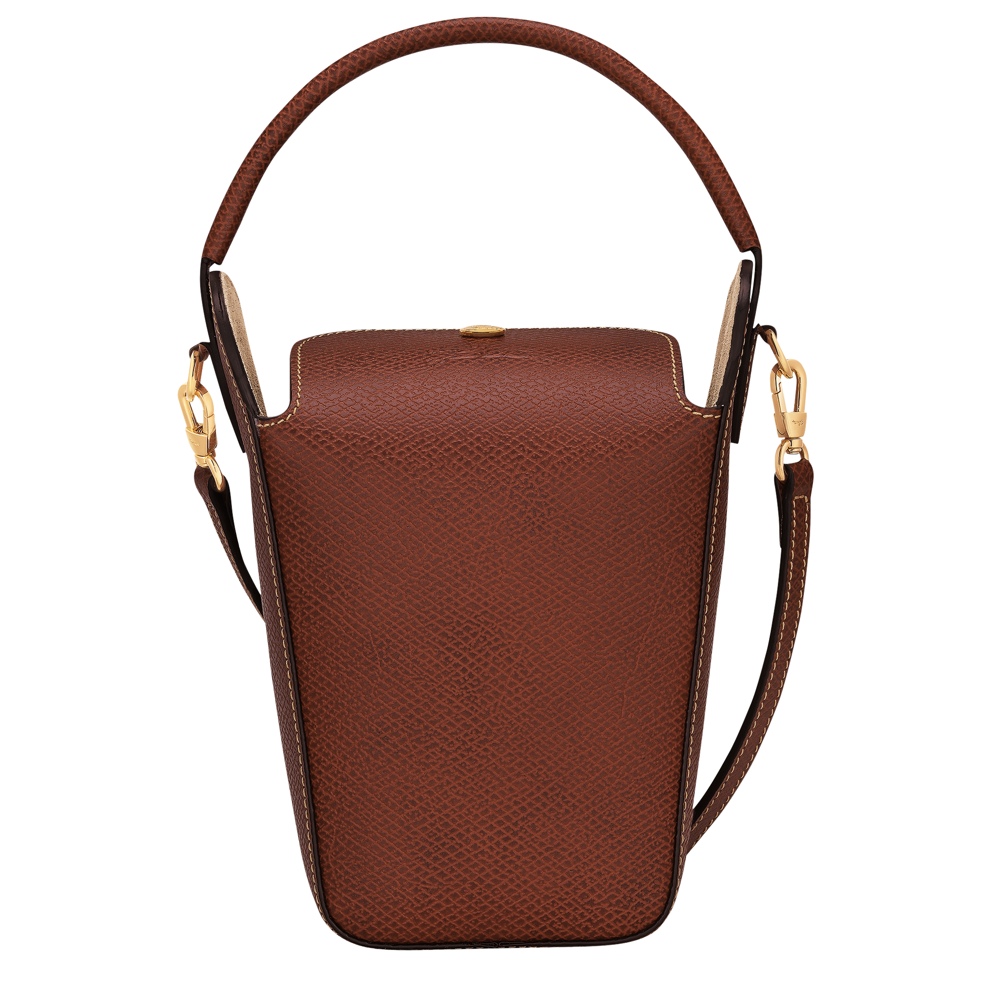 Épure Pop corn bag / Brown - Leather