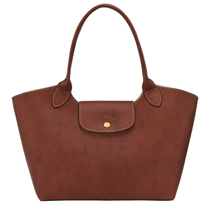 Épure Shoulder bag / Brown - Leather