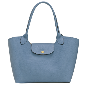 Épure Shoulder bag / Slate - Leather