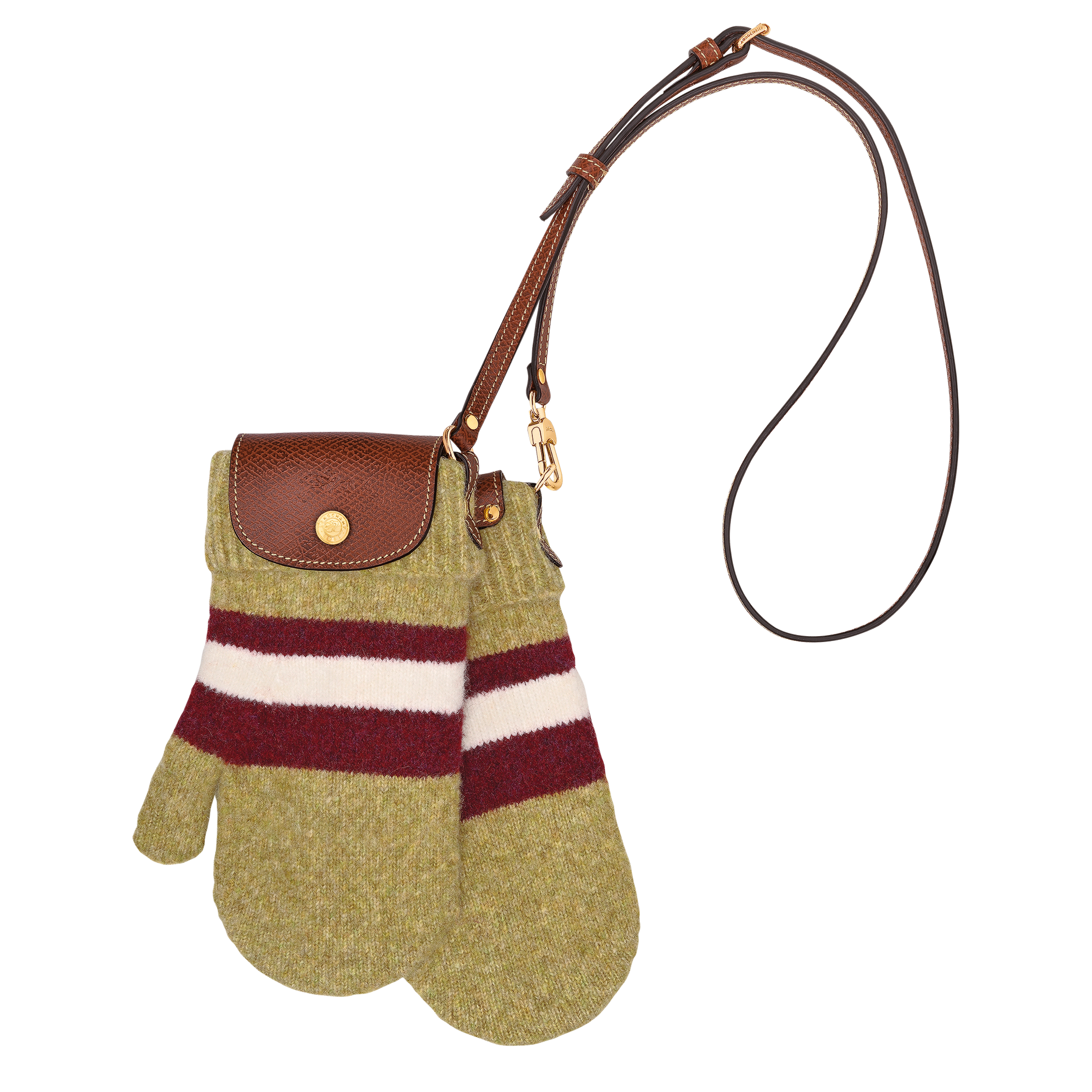 Le Pliage Collection Mittens bag / Coral/Pink - Canvas - Image 2