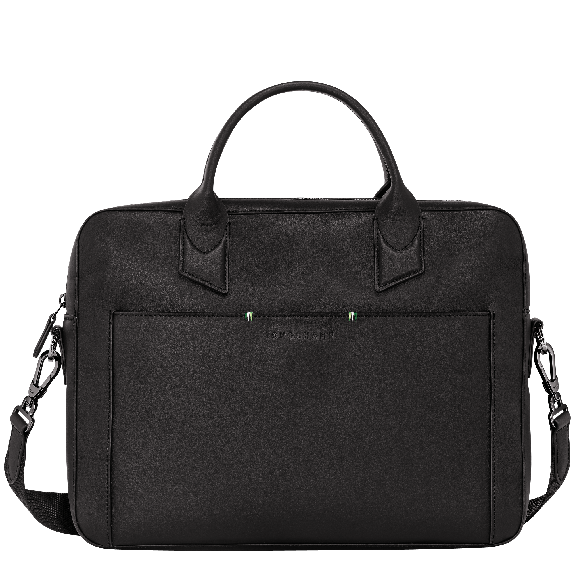 Longchamp sur Seine Briefcase / Black - Leather