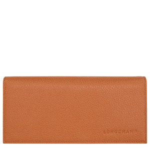Le Foulonné Long continental wallet / Amber - Leather