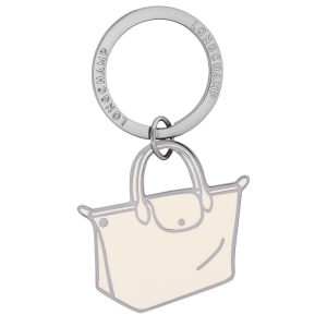 Le Pliage Key rings / Ecru - Metal