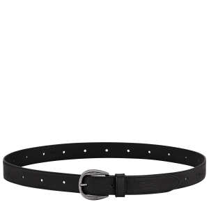 Le Pliage Xtra Ladies' belt / Black - Leather