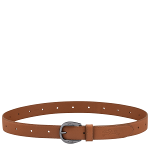 Le Pliage Xtra Ladies' belt / Cognac - Leather