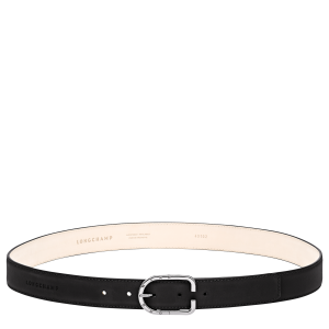 Ladies' belt / Black - Leather