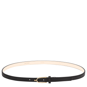 Ladies' belt / Black - Leather