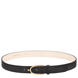 Ladies' belt / Black - Leather