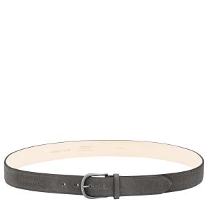 Men's belt / Graphite - Leather