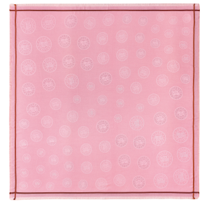 La Médaille Longchamp Shawl / Pink - Cotton blend