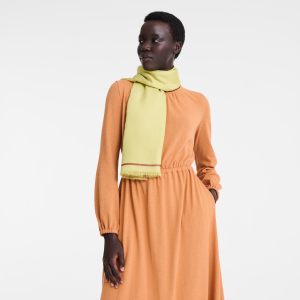 La Médaille Longchamp Shawl / Pistachio - Cotton blend