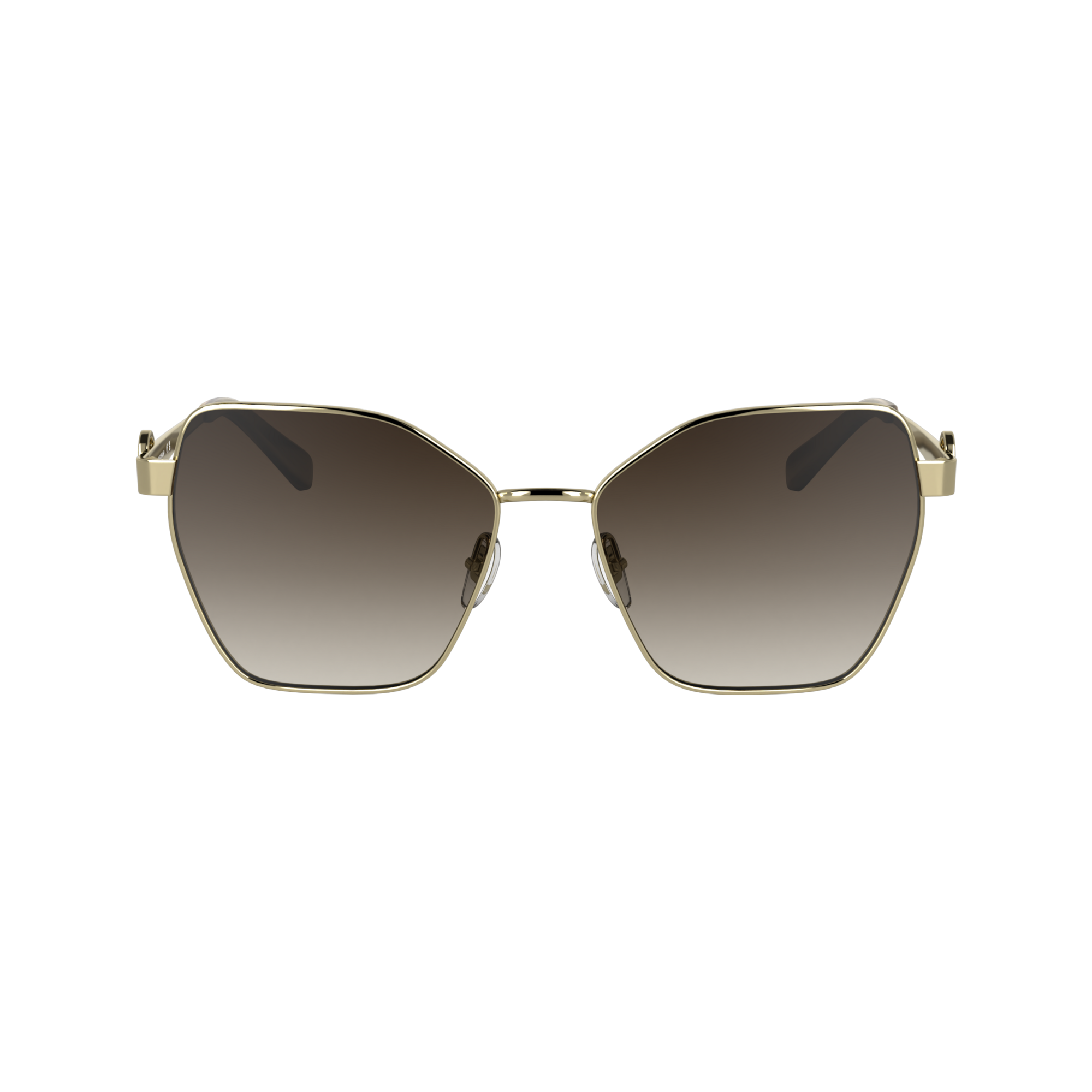 Sunglasses / Gold/Brown - Metal