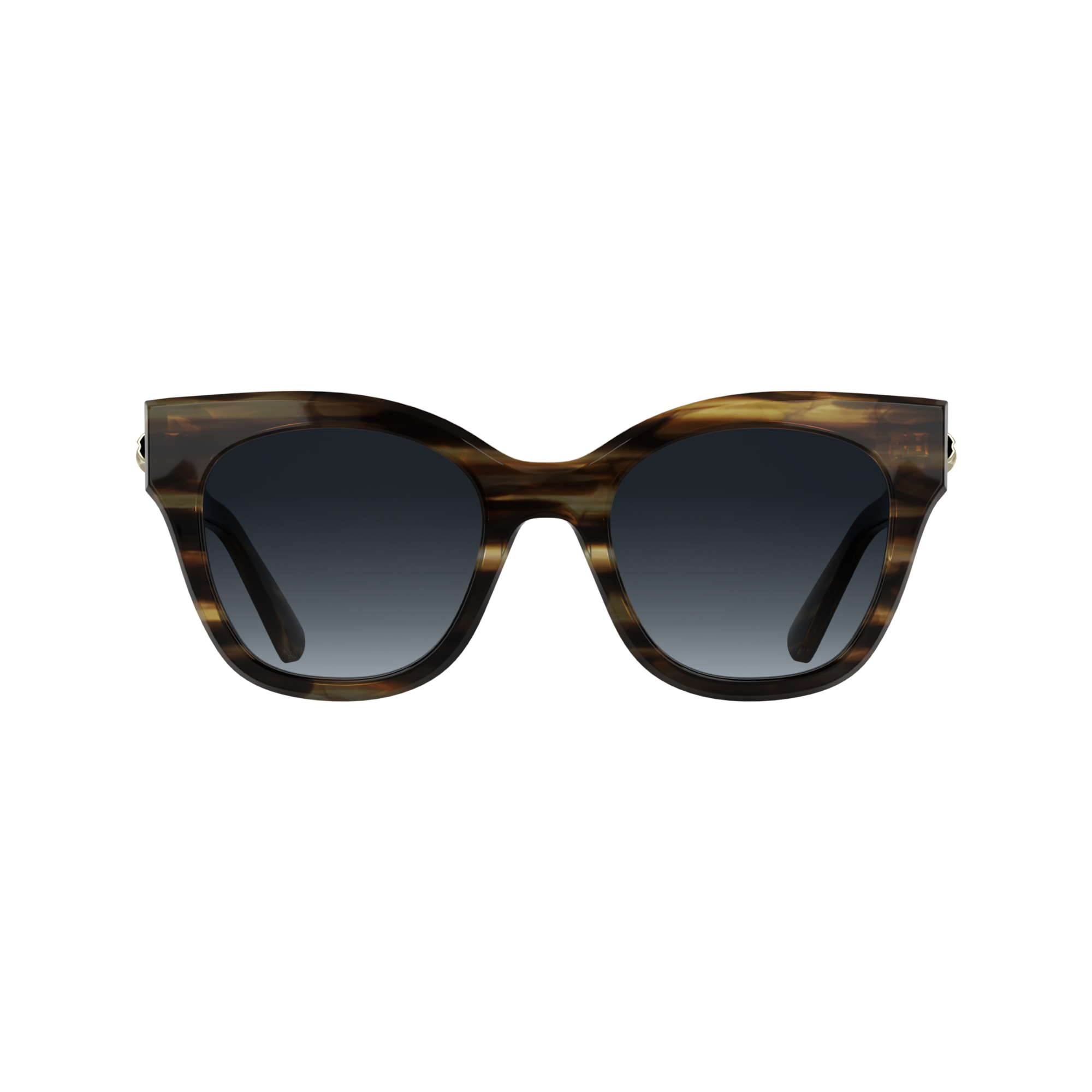 Sunglasses / Striped brown - OTHER