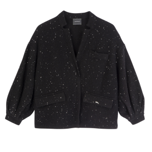 Kimono jacket / Black - Knit