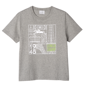 T-shirt / Grey - Printed jersey