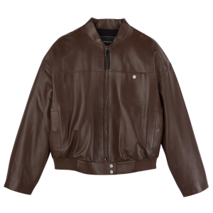 Jacket / Coffee - Leather