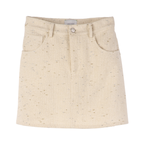 Skirt / Ivory - Tweed