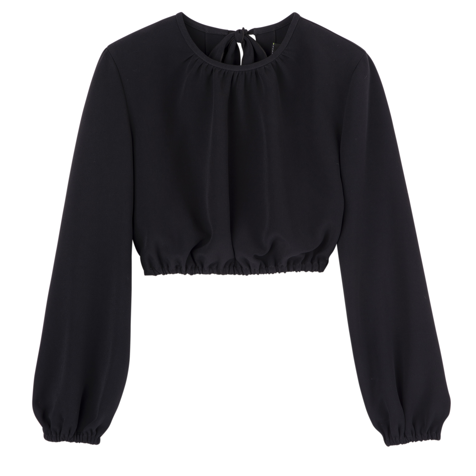 Top / Black - Crepe