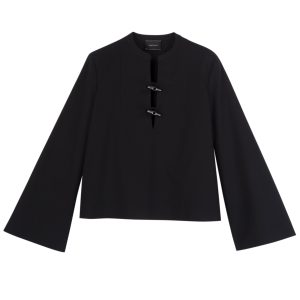 Shirt / Black - Popelin