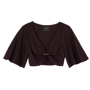 Top / Burgundy - Crepe