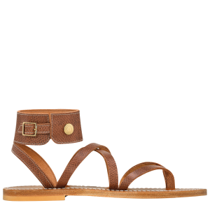 Longchamp x K.Jacques Sandals / Brown - Leather