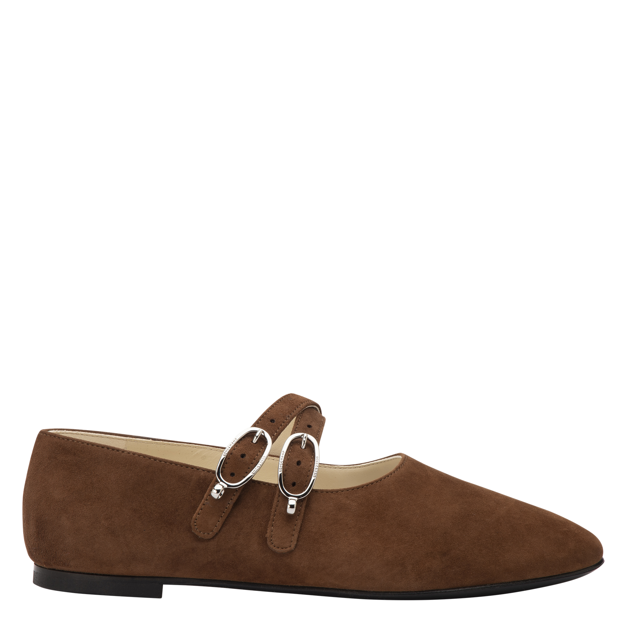 Le Foulonné Ballerinas / Coffee - Leather