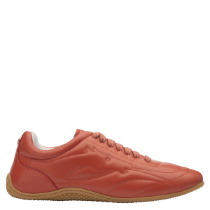 On-The-Go Sneakers / Coral - Leather