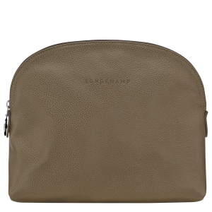 Le Foulonné Toiletry case / Caper - Leather