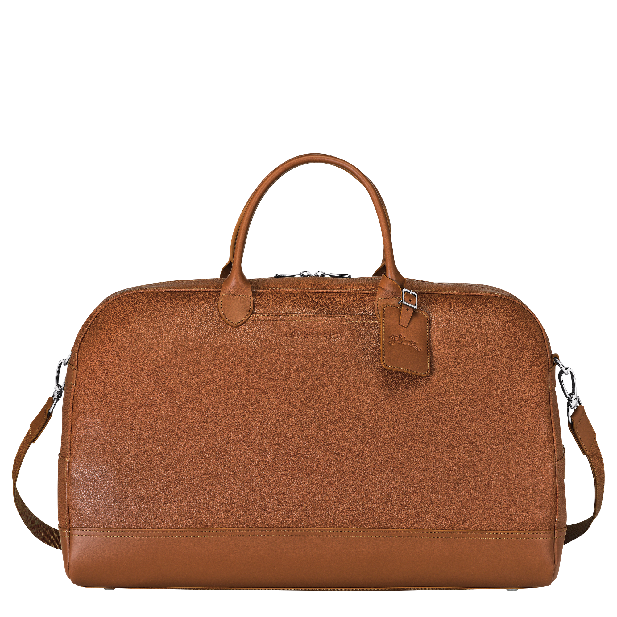 Le Foulonné L Travel bag / Caramel - Leather